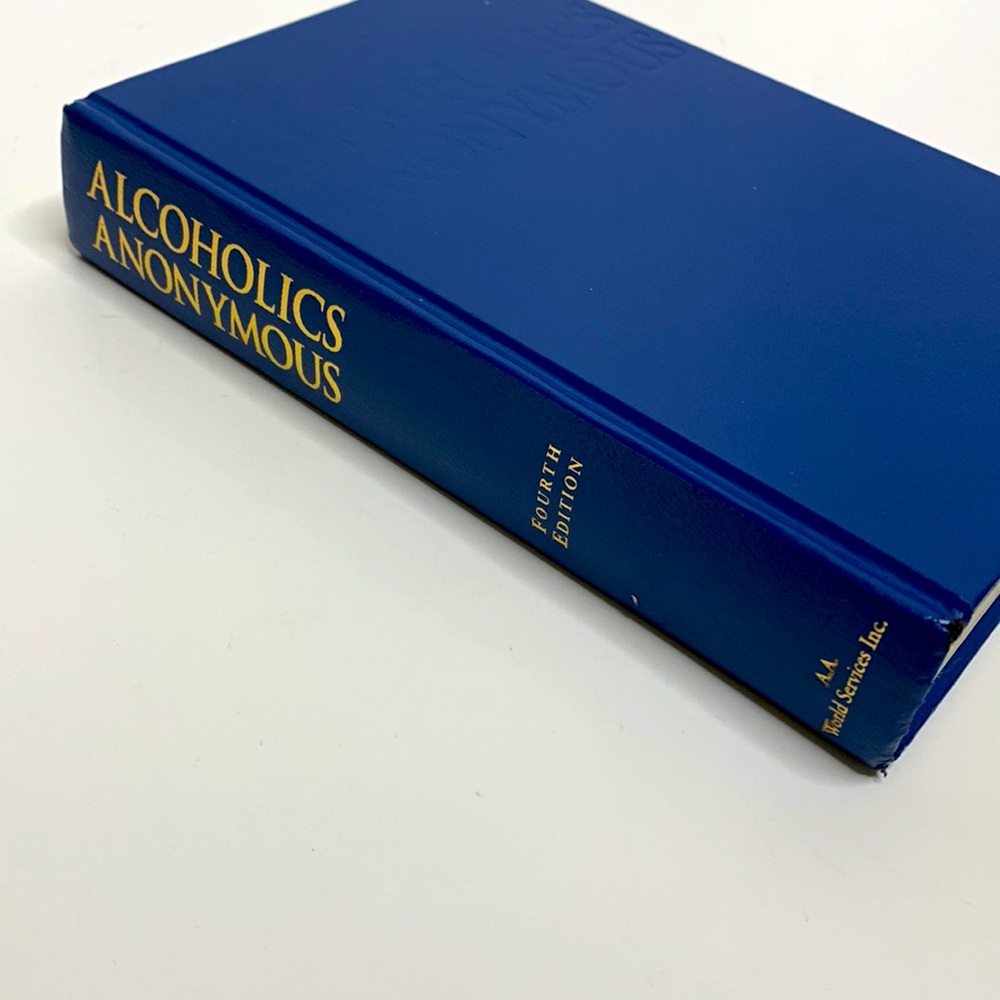 Book | Thick Hardcover ALCOHOLICS ANONYMOUS | Self Help Better Life Addiction